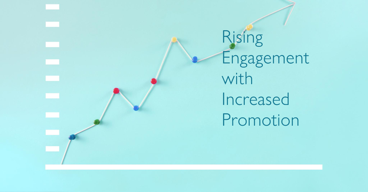 CHART WITH RISING AUDIENCE ENGAGEMENT AND PROMOTION